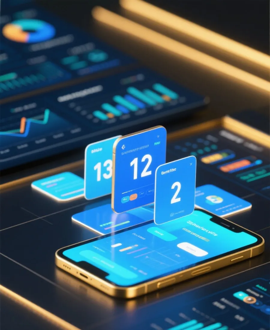 Live result dashboard illustration